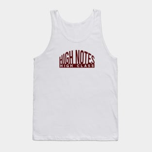 Flute Saying High Notes High Class Tank Top